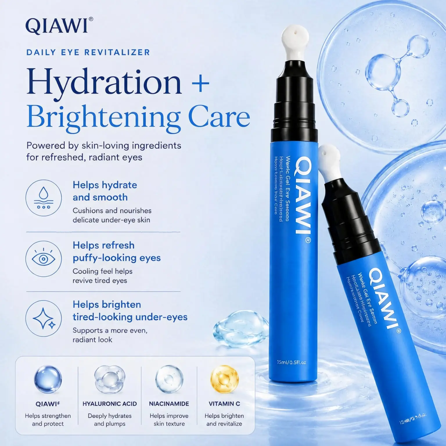 QIAWI® Water Gel Eye Serum