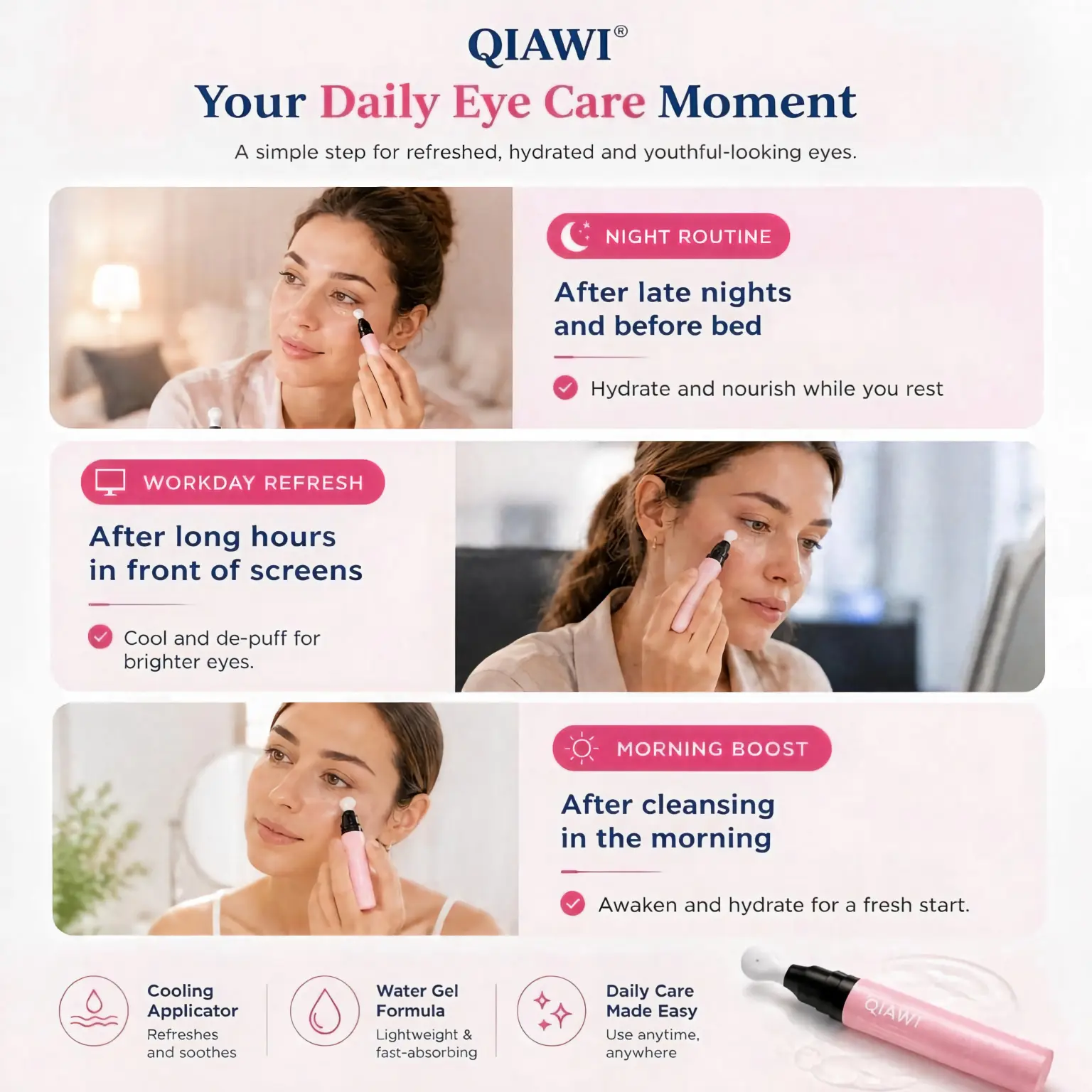 QIAWI® Water Gel Eye Serum